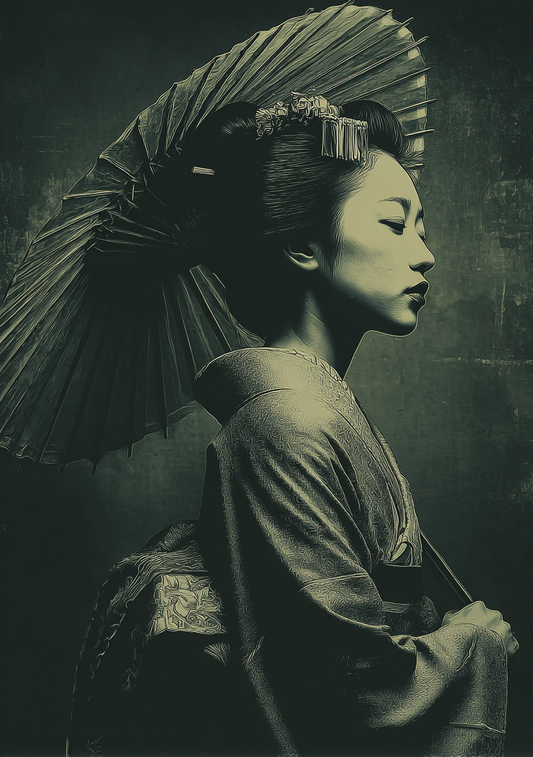Japansk Plakat 106 – Geishaens elegance