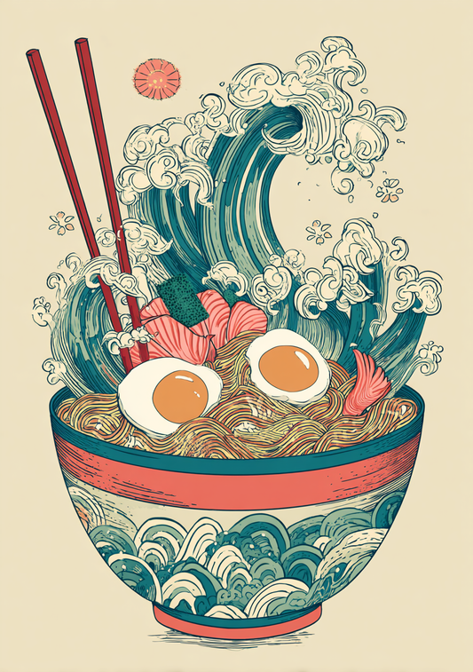 Japansk Plakat 158 – Ramenbølgen