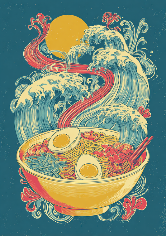 Japansk Plakat 159 – Ramenfloden