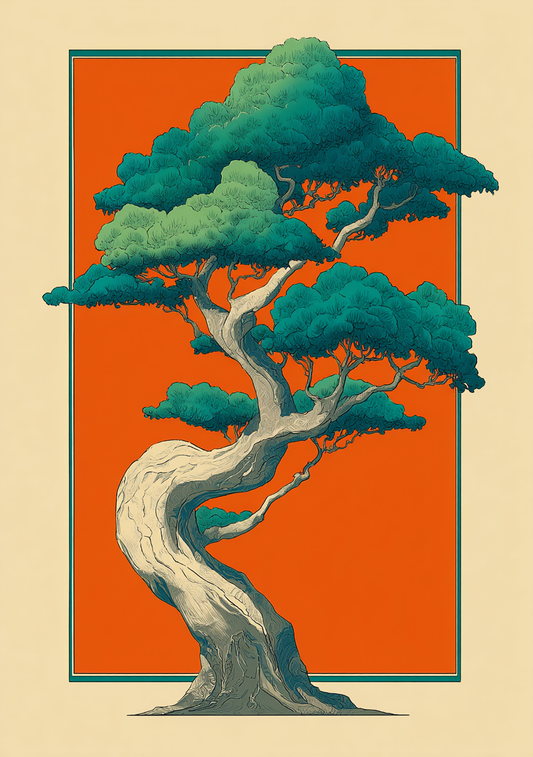 Japansk Plakat 167 – Træets Stille Styrke