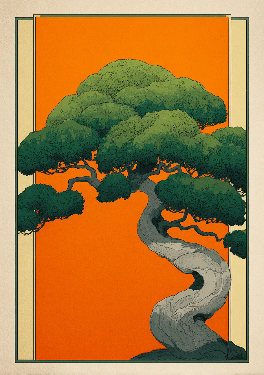 Japansk Plakat 168 – Træets Evige Ro