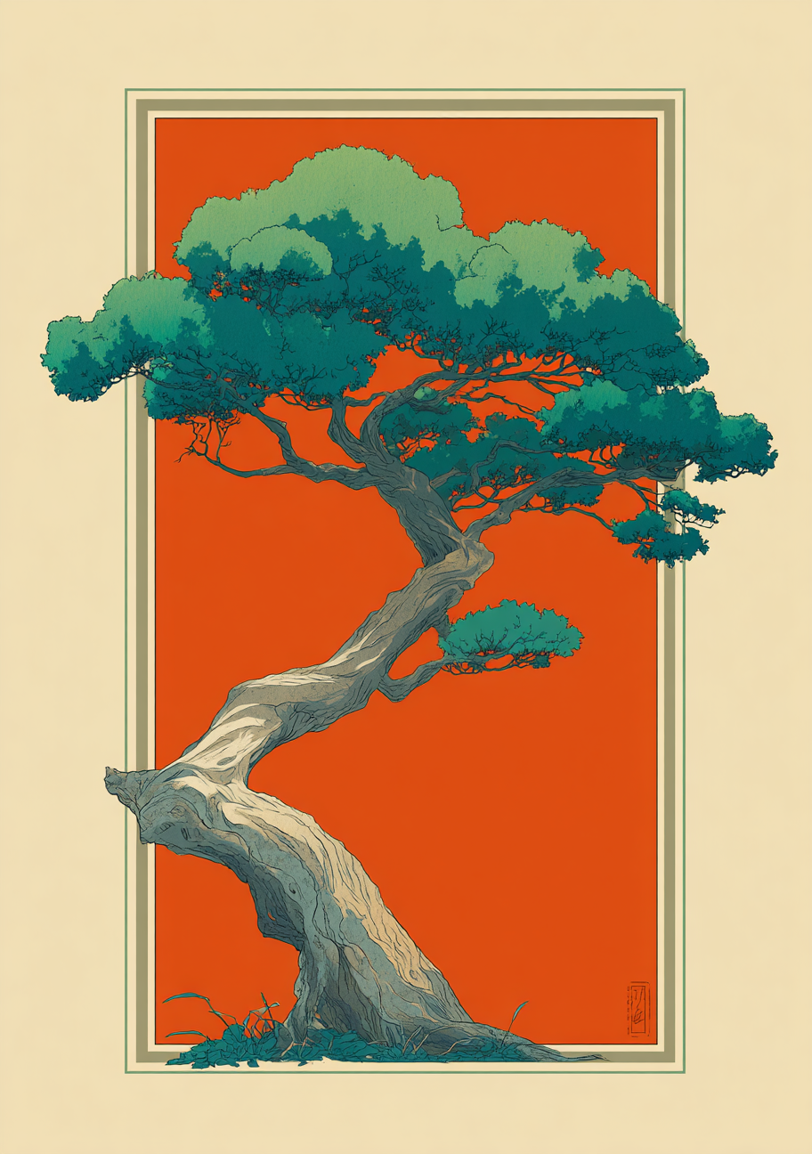 Japansk Plakat 169 – Naturens Stille Kraft