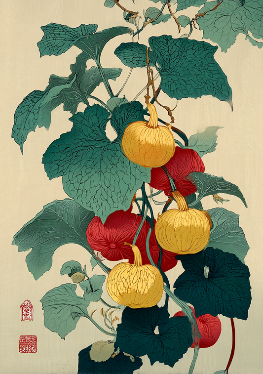 Japansk Plakat 174 – Gyldne Frugter