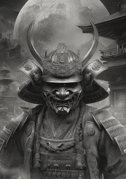 Japansk Plakat 32 – Skyggen af Samuraiens Sjæl