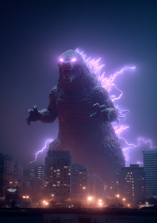 Japansk Plakat 83 - Godzilla Awakens