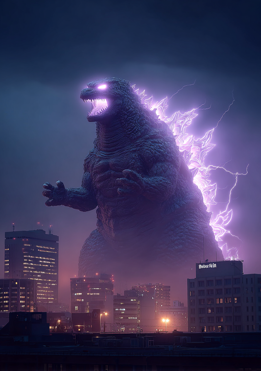 Japansk Plakat 84 - Godzilla Rises