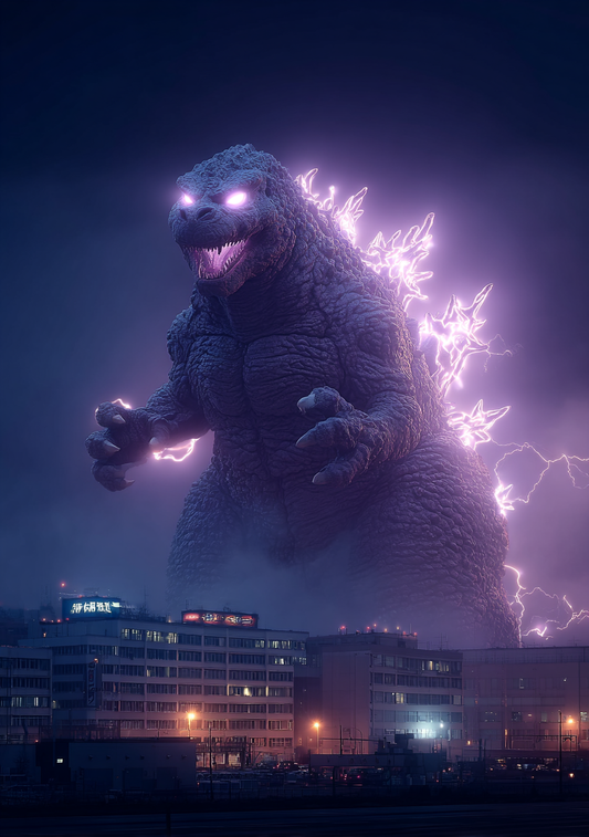 Japansk Plakat 85 - Godzilla Awakens
