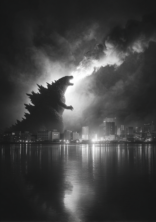 Japansk Plakat 89 - Godzilla Atomic Breath