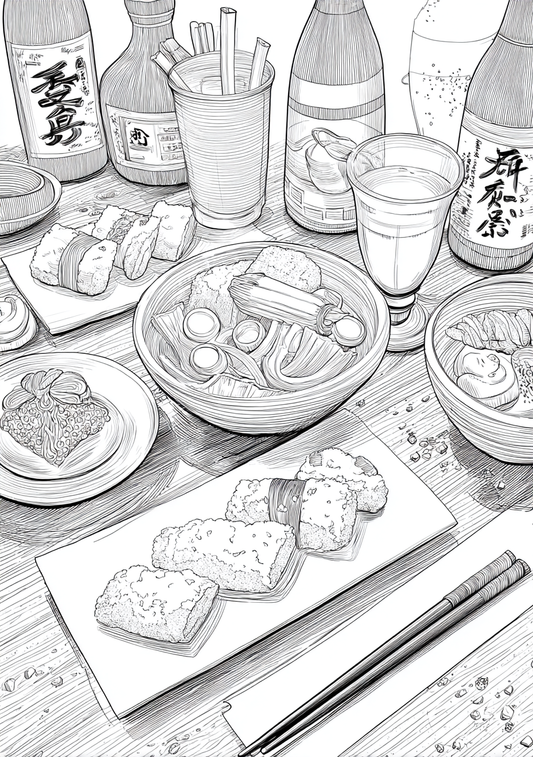 Japansk Plakat 92 - Izakaya Stemning