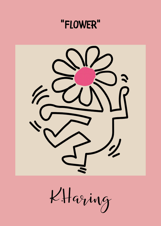 Keith Haring Plakat 11 - Flower
