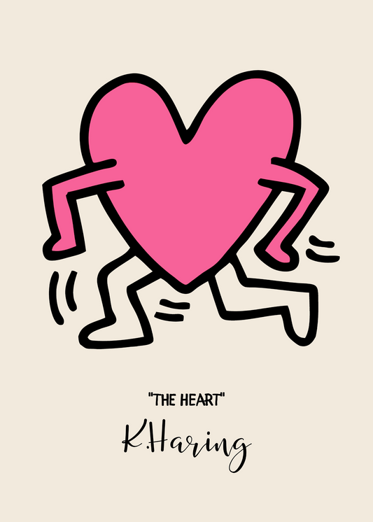 Keith Haring Plakat 3 - The Heart