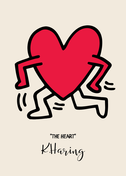 Keith Haring Plakat 4 - The Heart