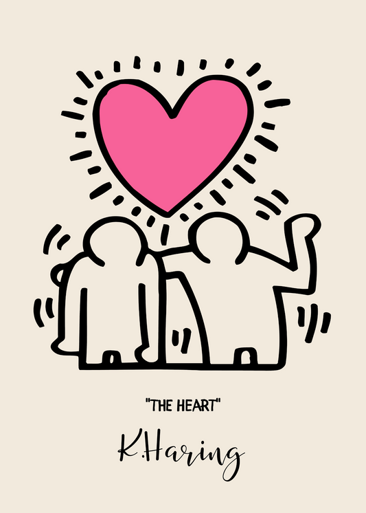 Keith Haring Plakat 5 - The Heart