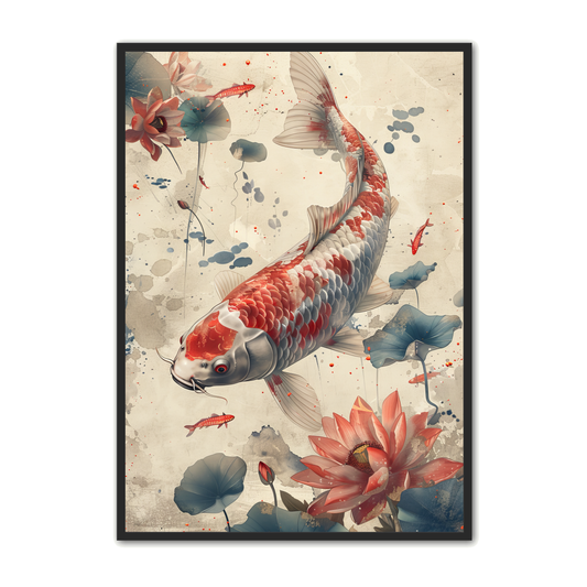 Koi Fisk Plakat 12