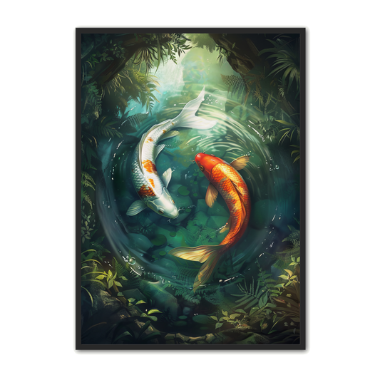 Koi Fisk Plakat 9