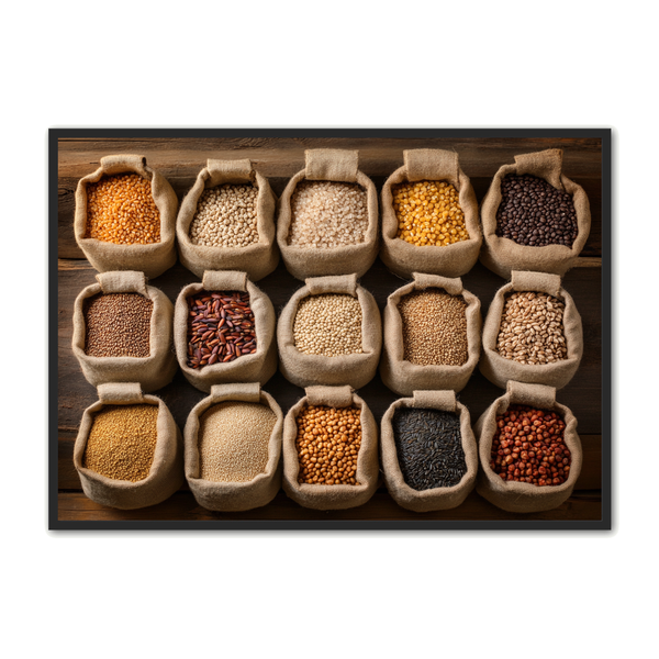 Krydderi Plakat 7 - Eksotiske Smage i Sække