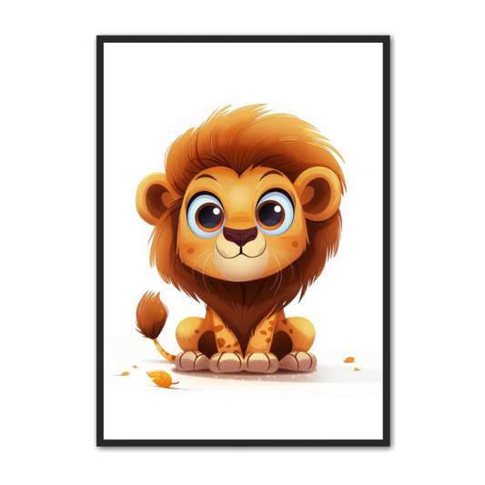 Løve Plakat 1 - Børneplakat