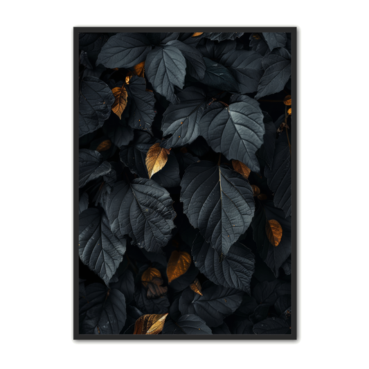 Naturplakat 22 - Black Leaves 1