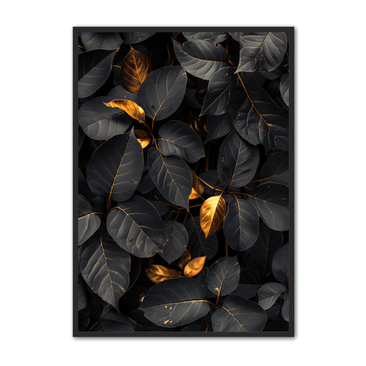 Naturplakat 23 - Black Leaves 2