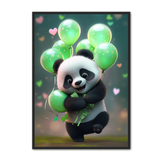 Panda Plakat 53 - Børneplakat