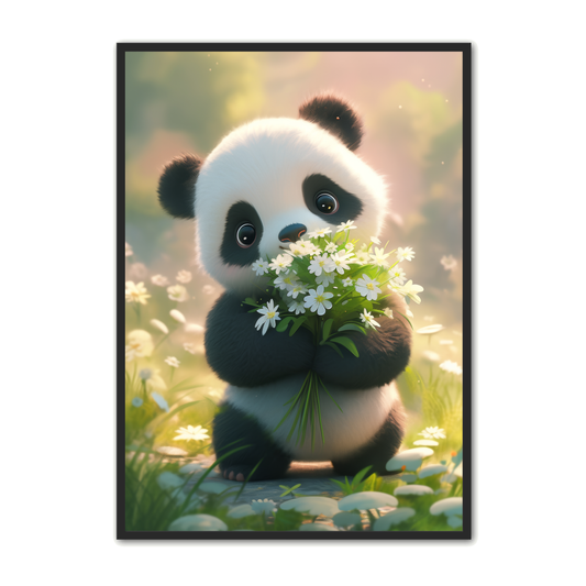 Panda Plakat 58 - Børneplakat