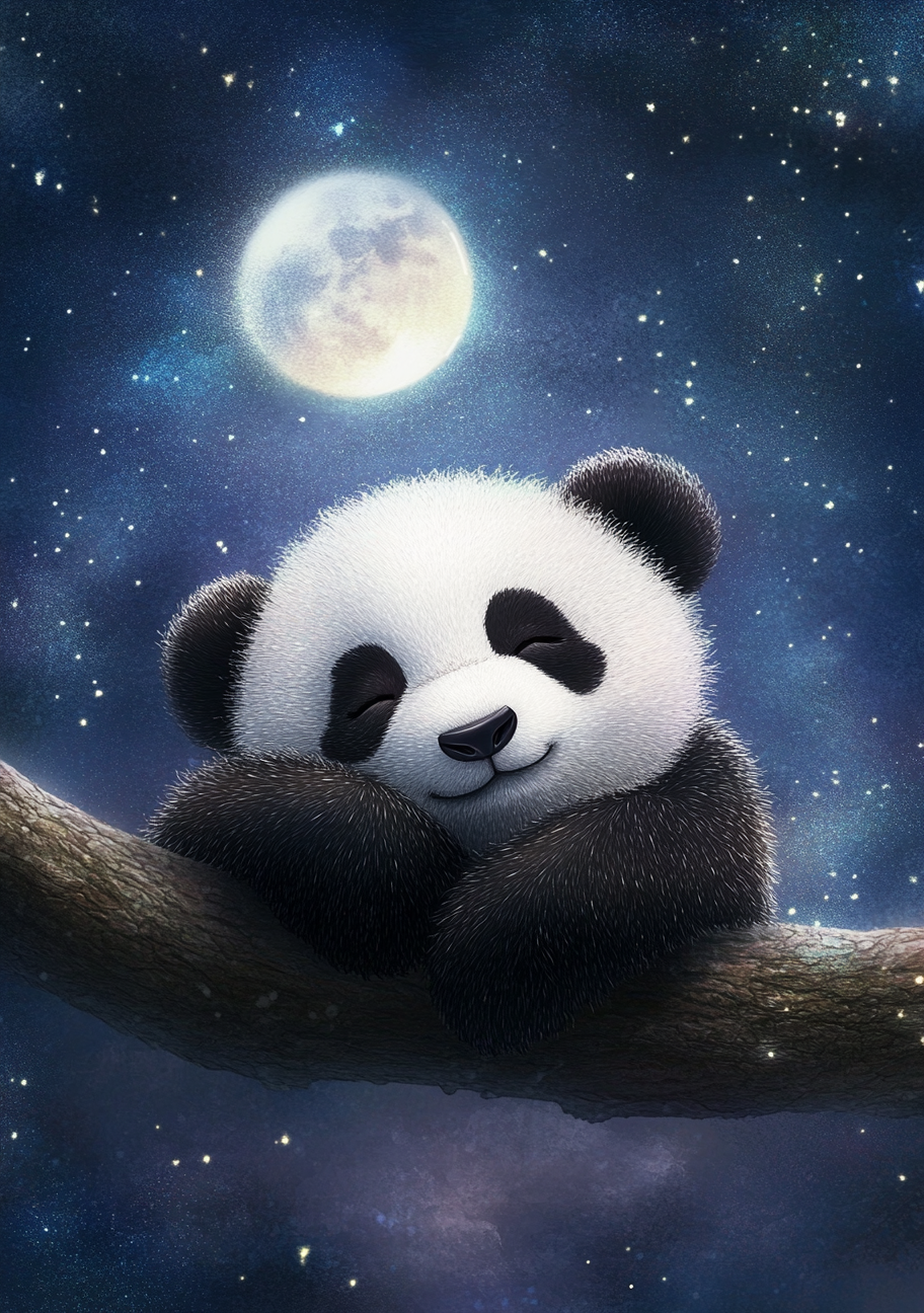 Panda Plakat 91 - Sovende Stjernedrøm