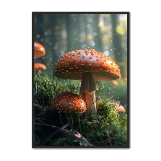 Svampe Plakat 1 - Naturens Magi