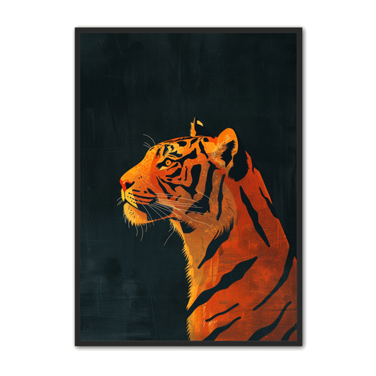 Tiger Plakat 10 - Dyreplakater
