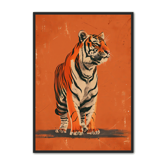 Tiger Plakat 8 - Dyreplakater