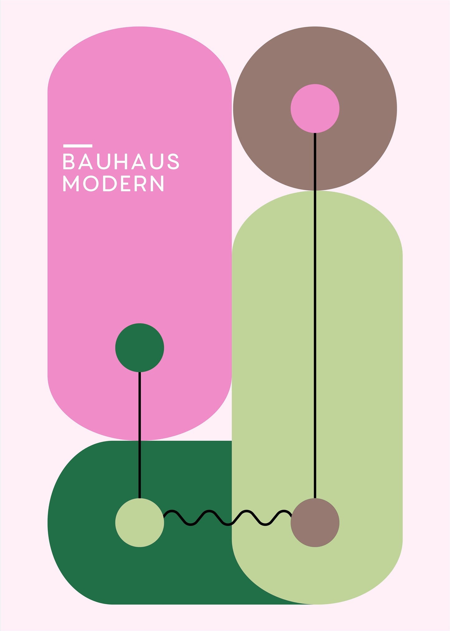 Bauhaus Plakat 105 - Lineær Komposition