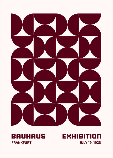 Bauhaus Plakat 112 - Geometrisk Komposition