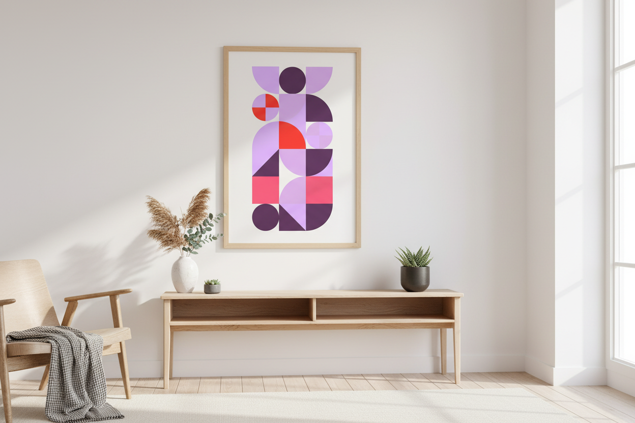 Bauhaus Plakat 156 - Visuel Rytme i nordisk boligindretning, anden vinkel