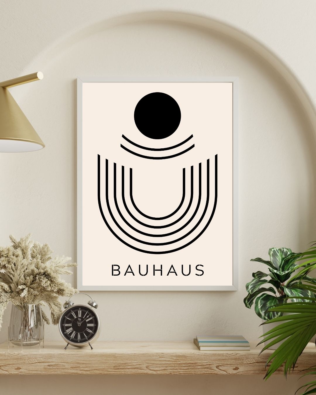 Bauhaus Plakat 41 i dansk nordisk boligindretning – minimalistisk plakat i stue med nordisk stil