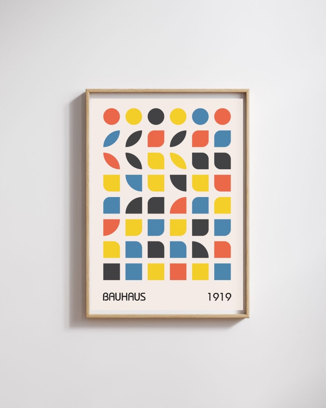 Bauhaus Plakat 51 – Geometrisk Farvesystem 1919