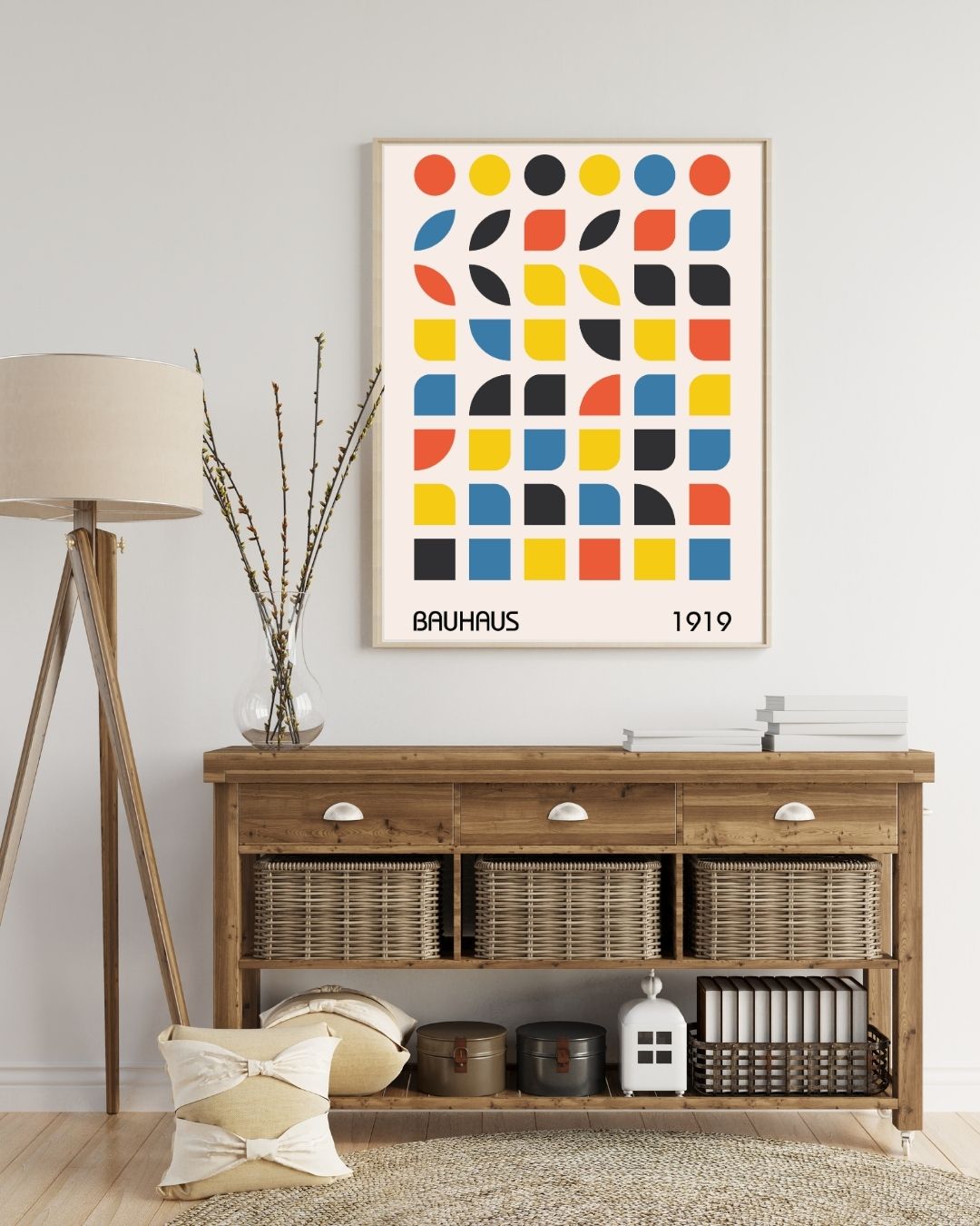 Bauhaus Plakat 51 – Geometrisk Farvesystem 1919