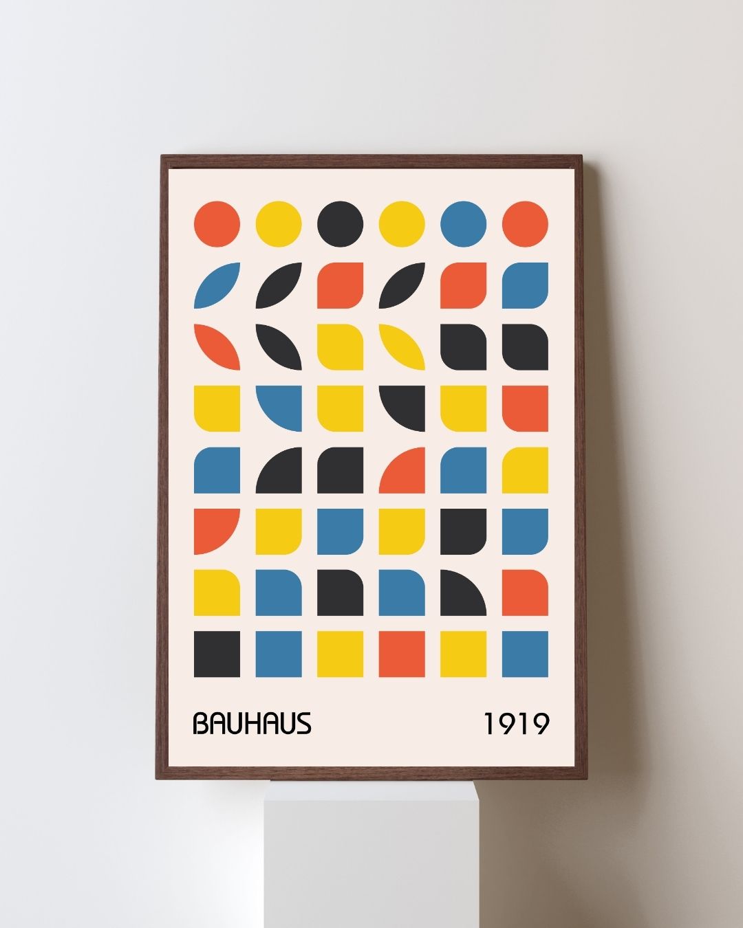 Bauhaus Plakat 51 – Geometrisk Farvesystem 1919