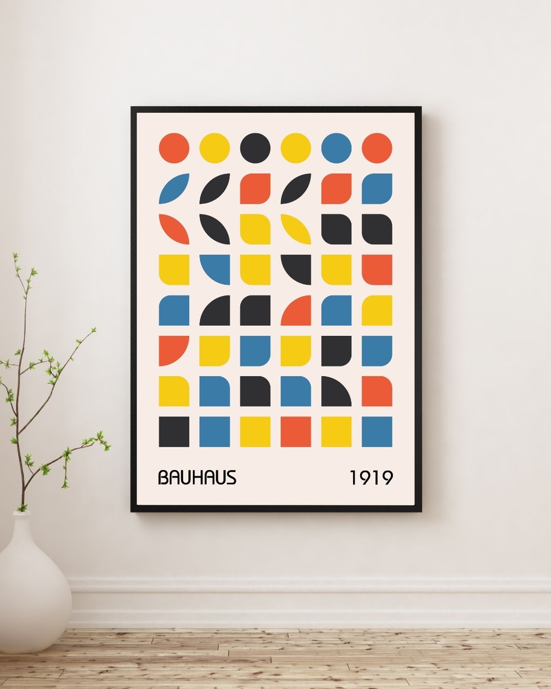 Bauhaus Plakat 51 – Geometrisk Farvesystem 1919