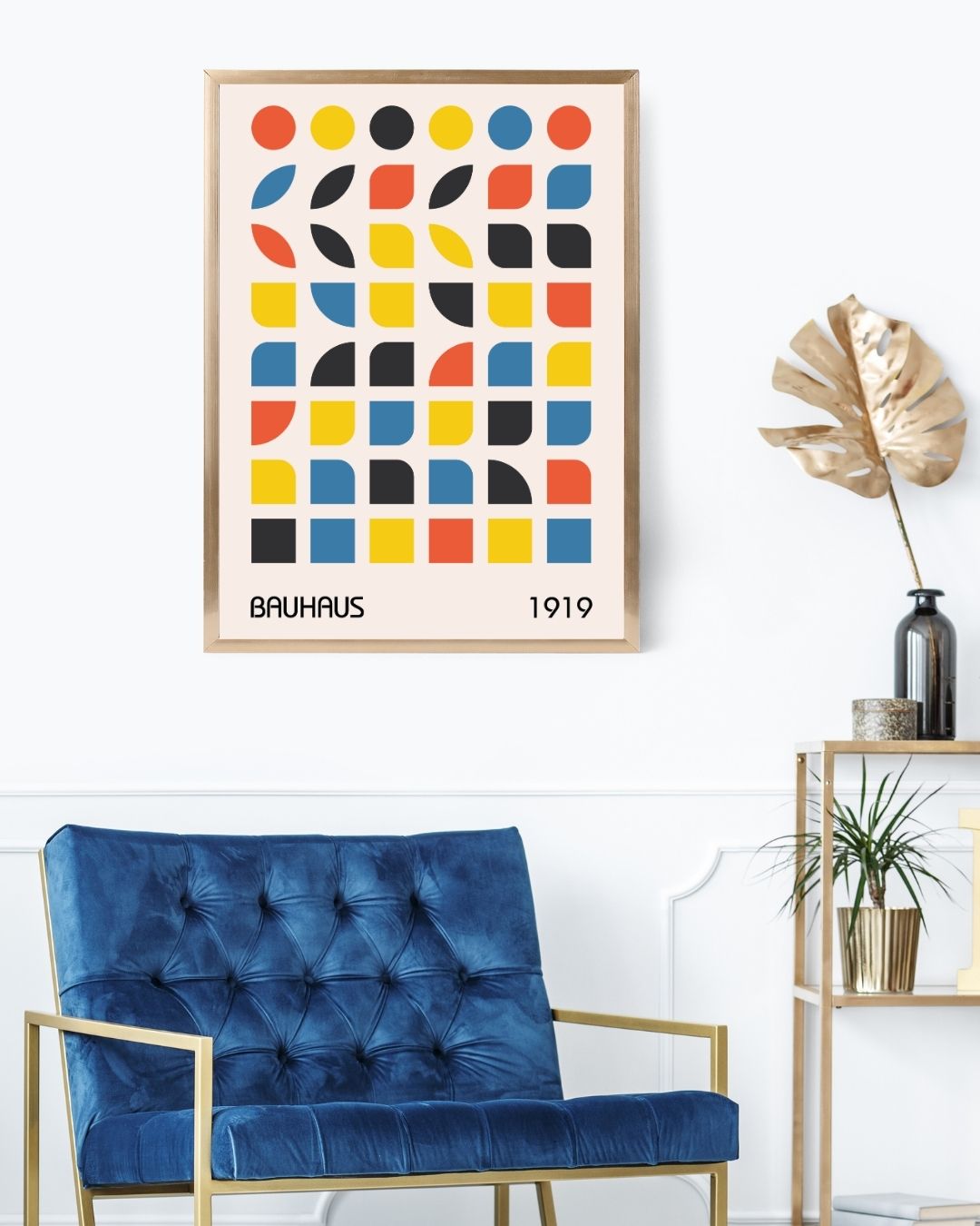 Bauhaus Plakat 51 – Geometrisk Farvesystem 1919