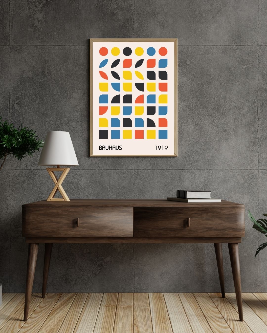 Bauhaus Plakat 51 – Geometrisk Farvesystem 1919