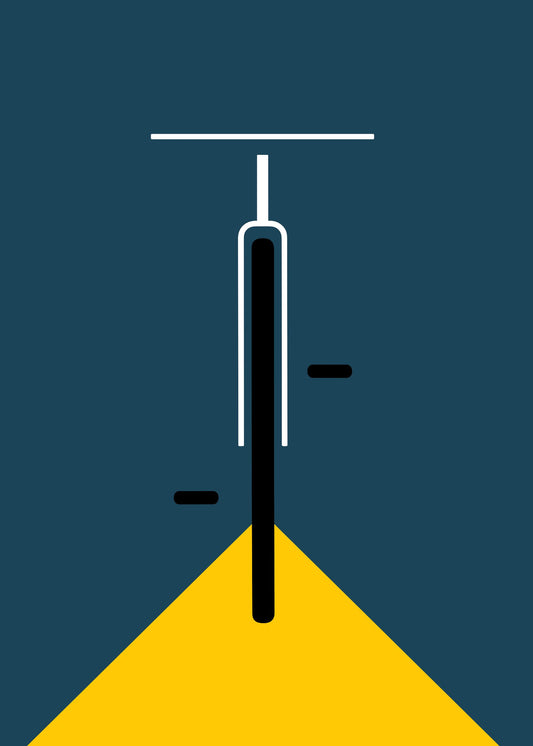 Bauhaus plakat med geometriske former og typografisk struktur i modernistisk Bauhaus-stil