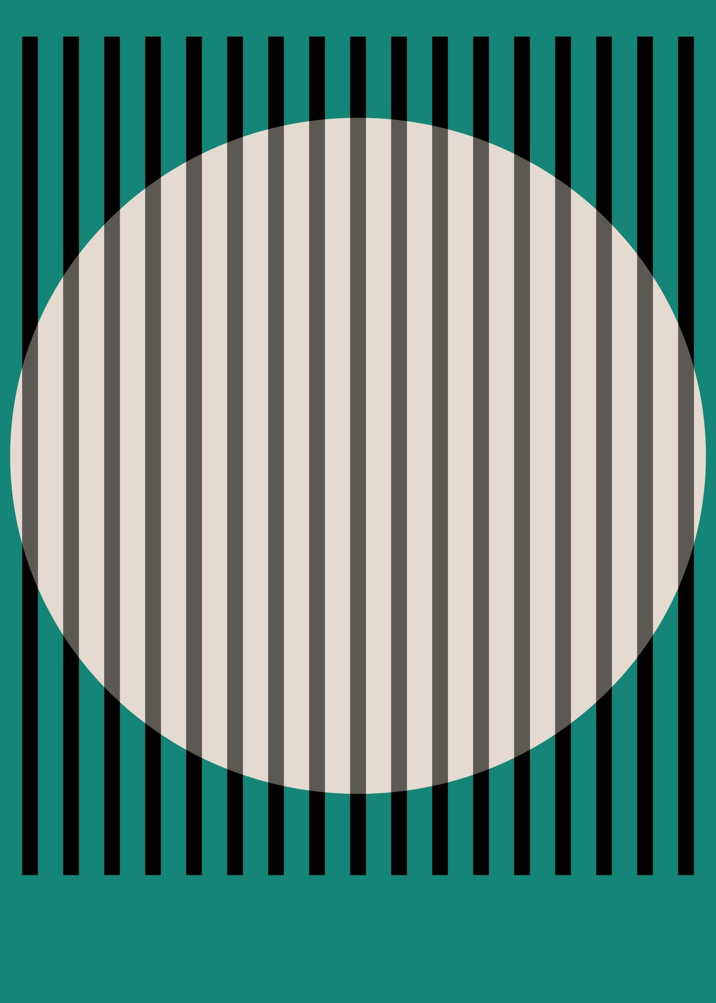 Bauhaus plakat med geometriske former og formmæssig kontrast i modernistisk Bauhaus-stil