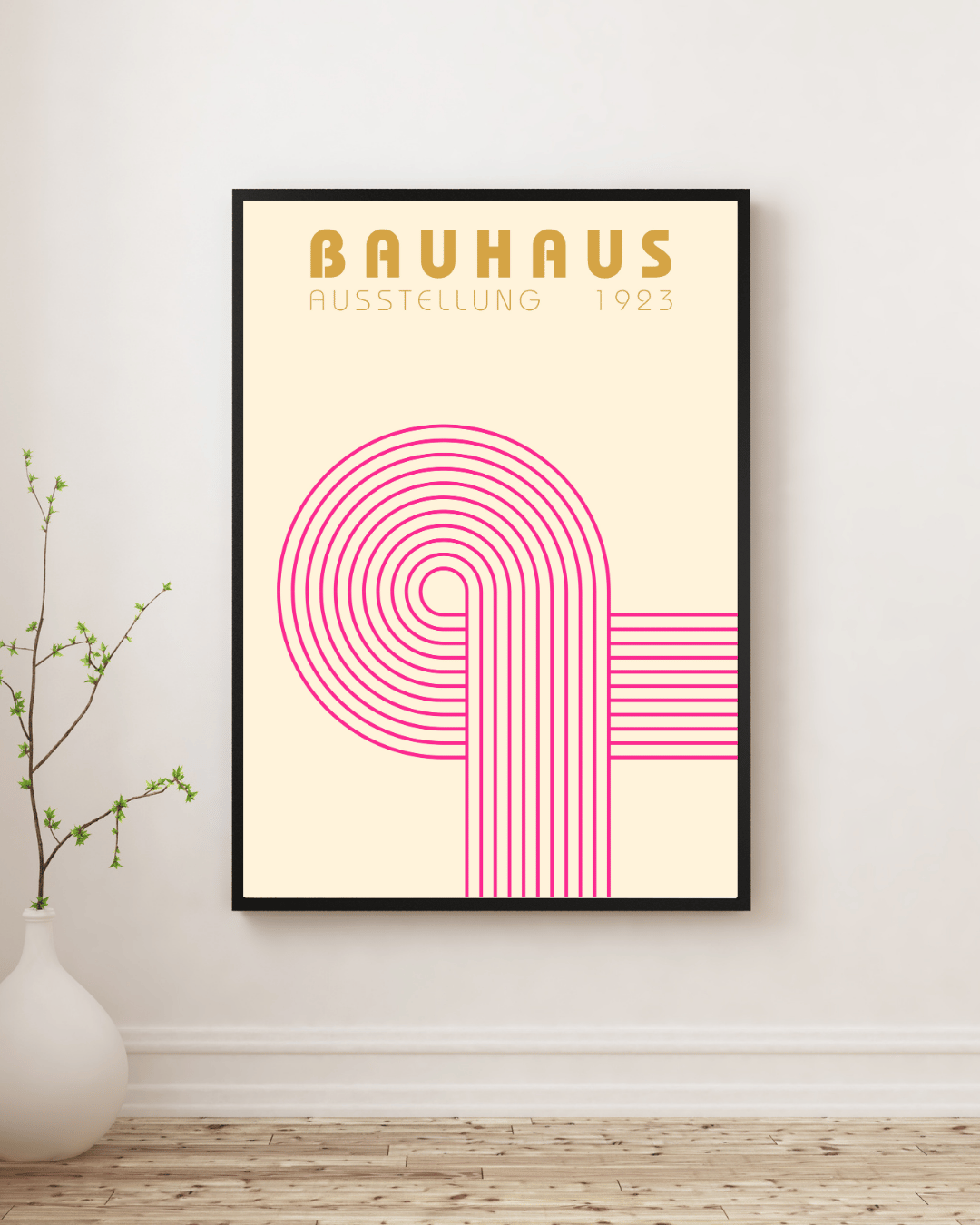 Bauhaus Plakat 21 – Geometrisk Retroform