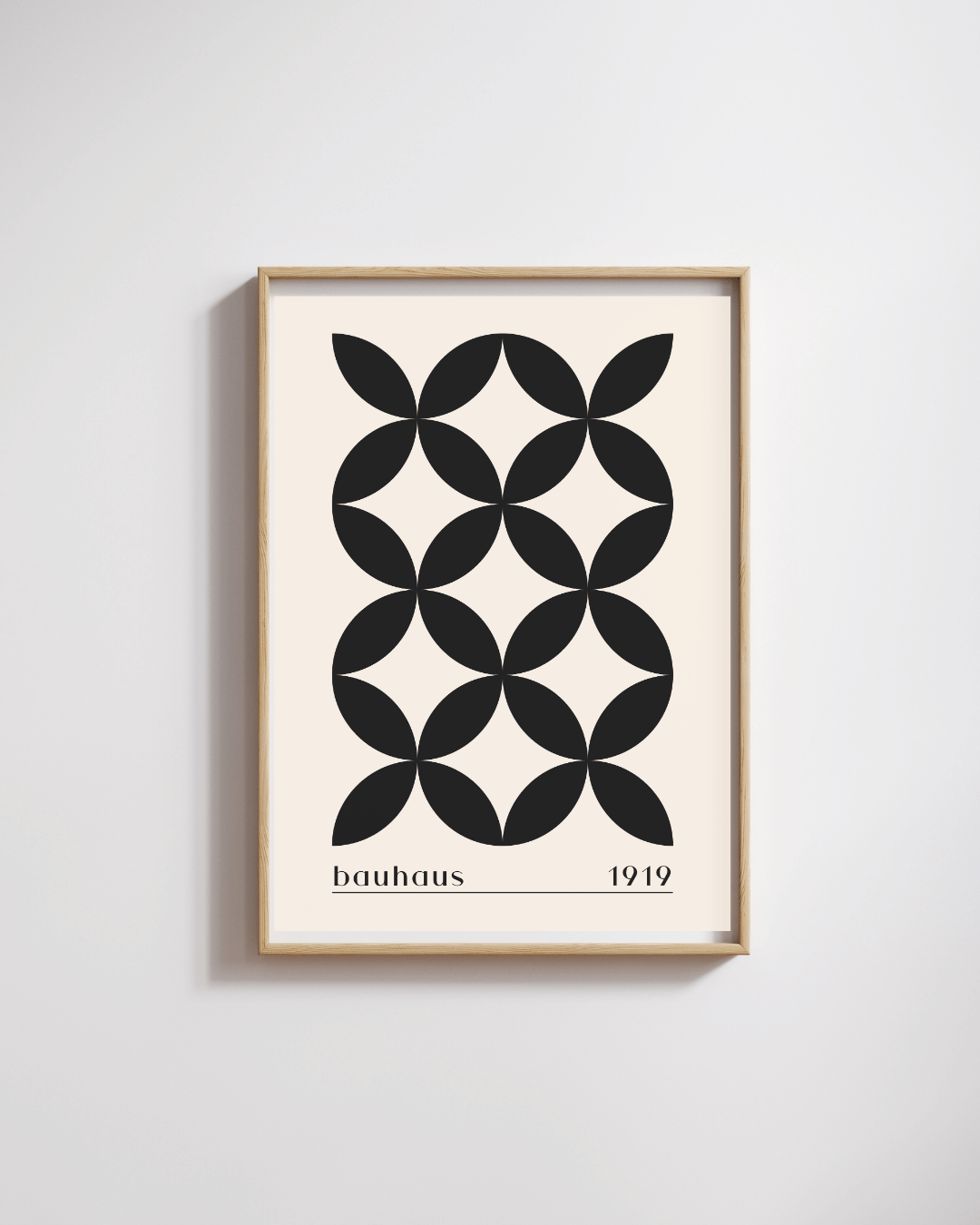 Bauhaus Plakat 36 – Sort Organisk Symmetri