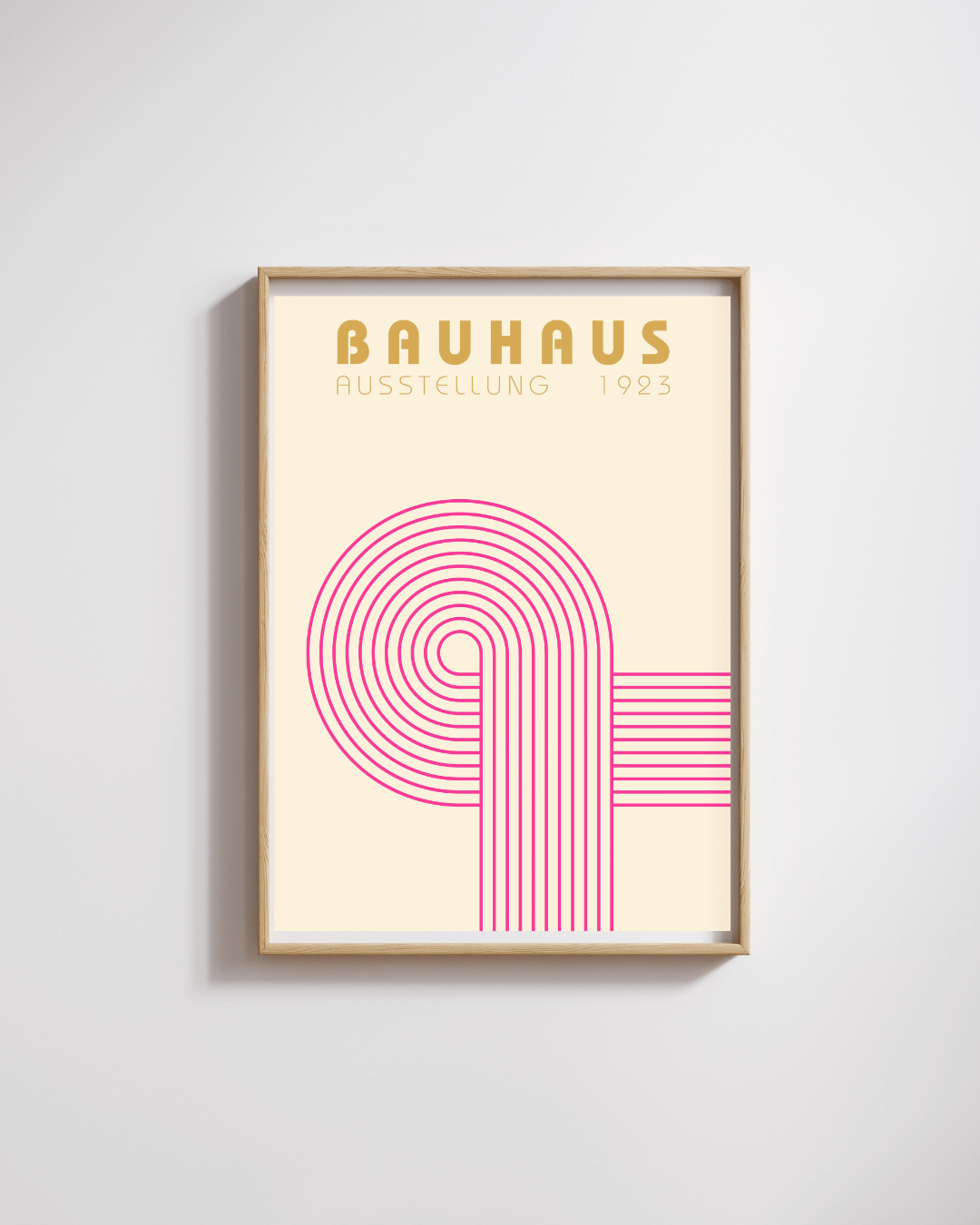 Bauhaus Plakat 21 – Geometrisk Retroform