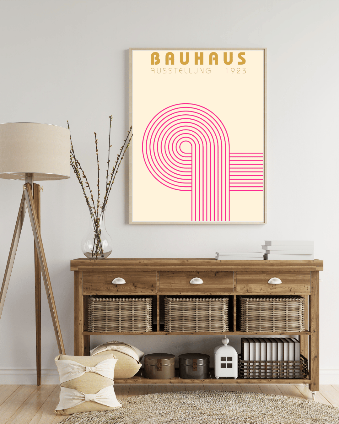 Bauhaus Plakat 21 – Geometrisk Retroform