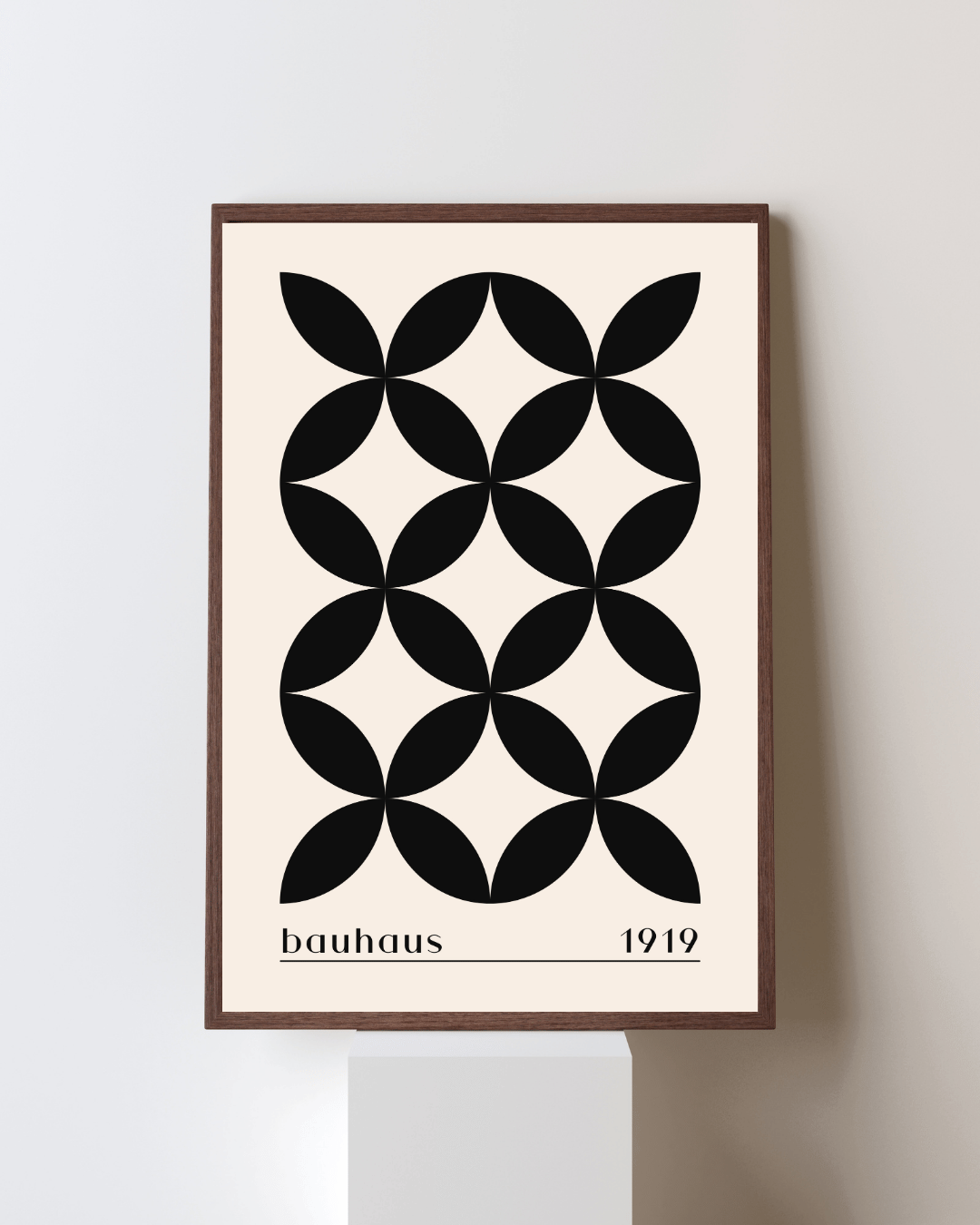 Bauhaus Plakat 36 – Sort Organisk Symmetri