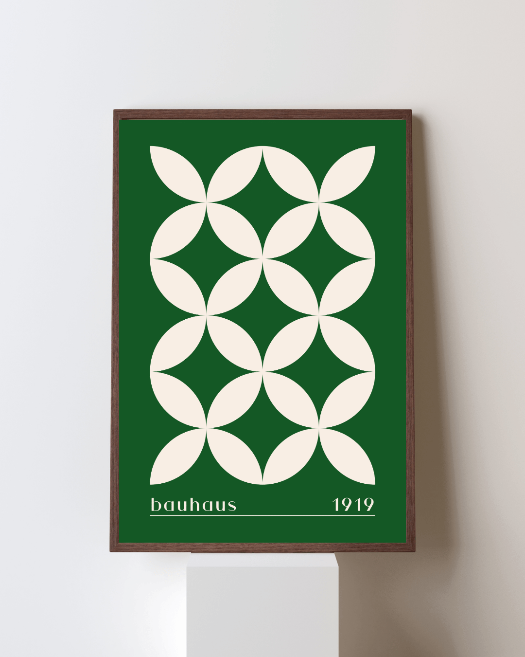 Bauhaus Plakat 34 – Grøn Organisk Gentagelse