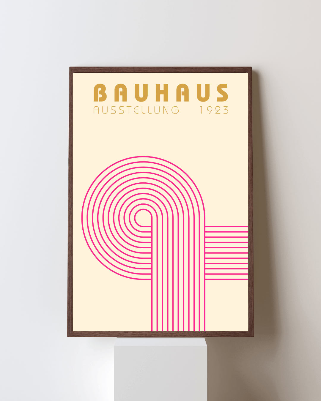Bauhaus Plakat 21 – Geometrisk Retroform