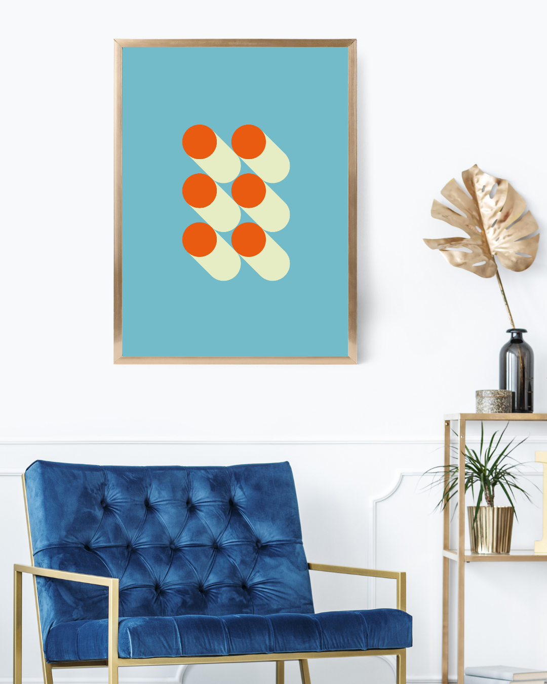 Bauhaus Plakat 1 - Geometrisk Balance