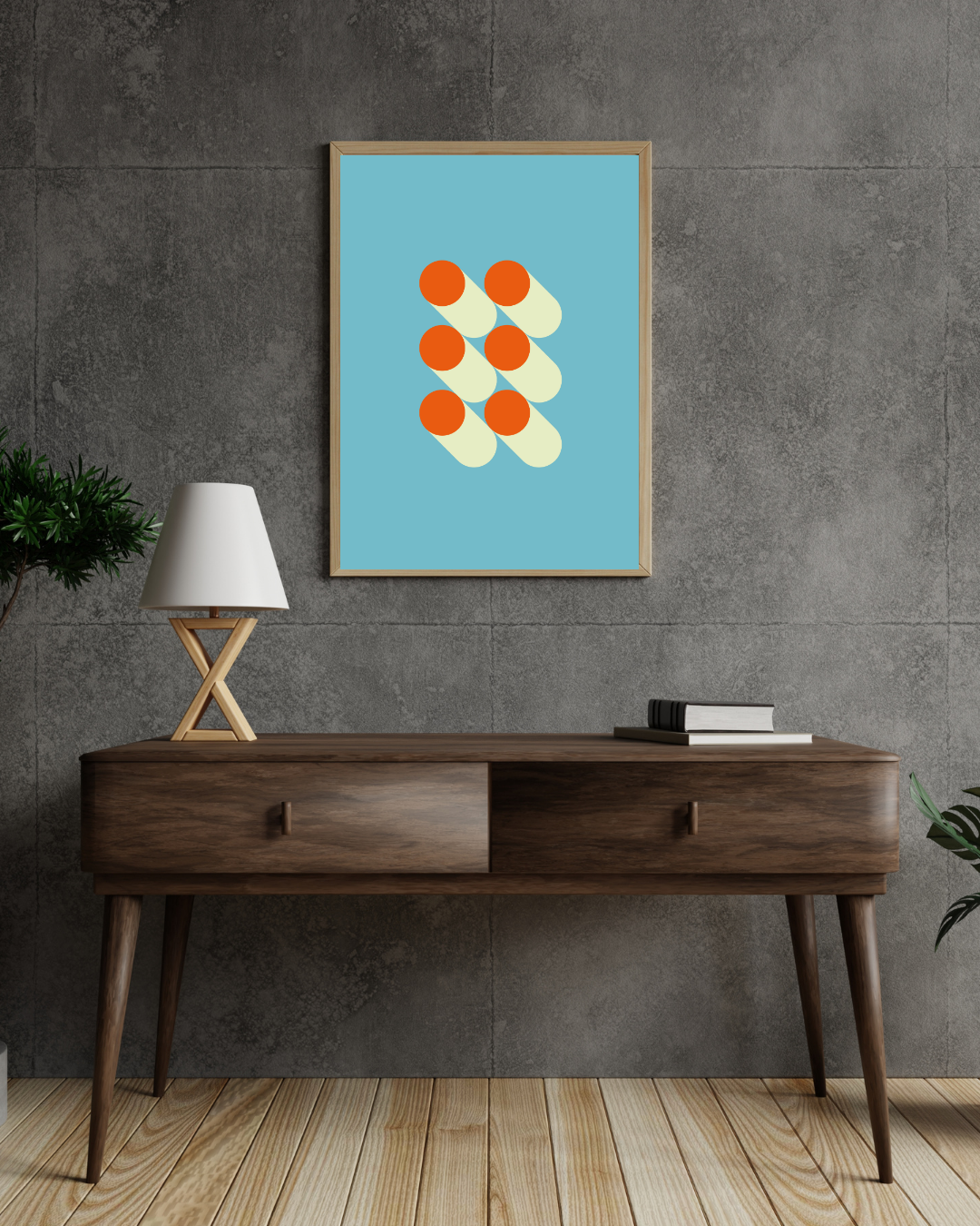 Bauhaus Plakat 1 - Geometrisk Balance